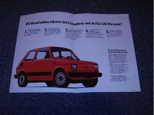 Very nice 126 Personal 4 1977 Everything is correct even colour