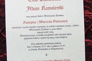 Notre Dame na pergaminie #NotreDame #ZaproszeniaŚlubneŚredniowieczne