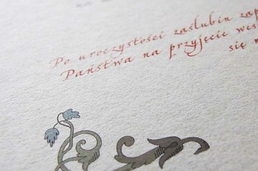 Notre Dame na pergaminie #NotreDame #ZaproszeniaŚlubneŚredniowieczne