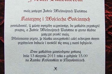 Notre Dame na pergaminie #NotreDame #ZaproszeniaŚlubneŚredniowieczne