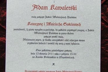 Notre Dame na pergaminie #NotreDame #ZaproszeniaŚlubneŚredniowieczne