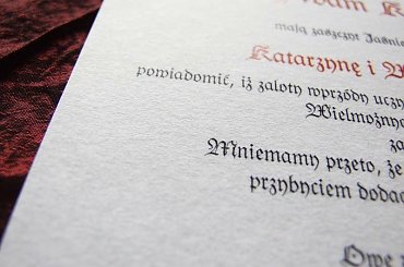 Notre Dame na pergaminie #NotreDame #ZaproszeniaŚlubneŚredniowieczne