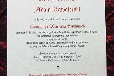 Notre Dame na pergaminie #NotreDame #ZaproszeniaŚlubneŚredniowieczne