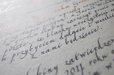 Notre Dame na pergaminie #NotreDame #ZaproszeniaŚlubneŚredniowieczne