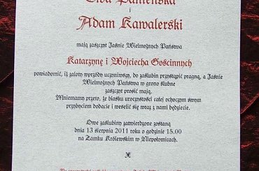 Notre Dame na pergaminie #NotreDame #ZaproszeniaŚlubneŚredniowieczne