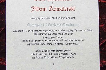 Notre Dame na pergaminie #NotreDame #ZaproszeniaŚlubneŚredniowieczne