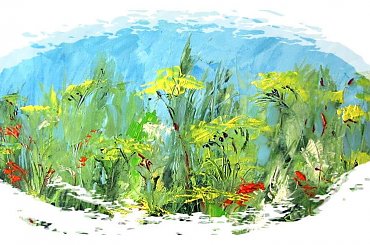 łąki #łaka #obraz