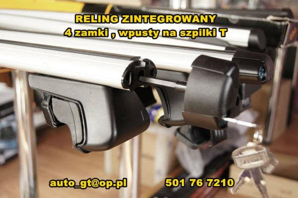 bagażnik na reling zintegrowany np Zafira 2